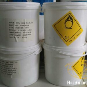 (Chlorine) TCCA Viên nén 200g trung quốc khử trùng hồ bơi TCCA Viên nén 200g trung quốc giúp xử lý khử khuẩn nước