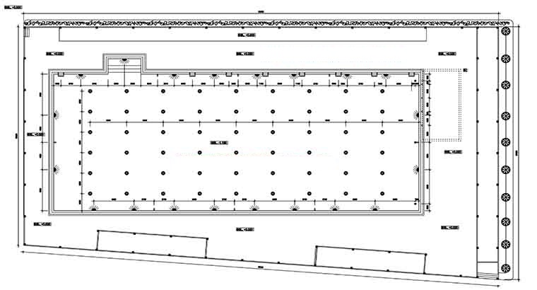 bản vẽ hồ bơi full kiến trúc và kết cấu chi tiết nhất Bản vẽ kết cấu thép diện tích to cho bể bơi kinh doanh dịch vụ